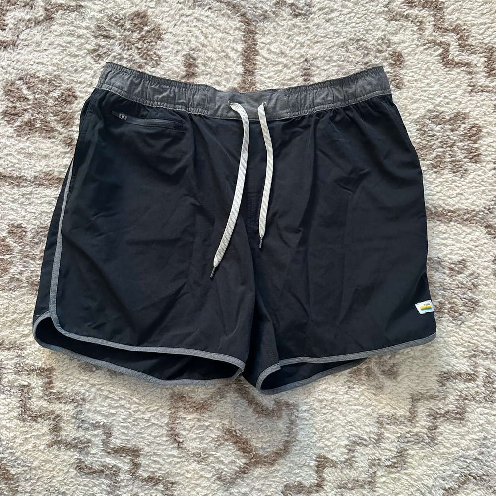 Vuori Charcoal Gray Athletic Shorts